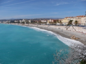 Ausblick auf die Promenade des Anglais
